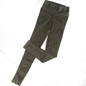 Offline by Aerie 🫒 Olive Green Textured High Rise Leggings